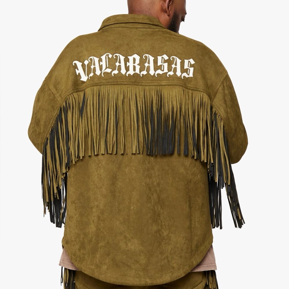 Olive Suede Jacket